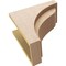 Ekena Millwork 7"W x 14"D x 14"H Classic Helena Rough Cedar Woodgrain TimberThane Corbel, Primed Tan CORUR07X14X14HELRCPR - alternate 6